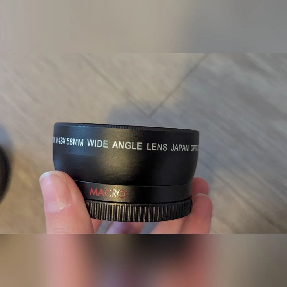 Deco Gear High Definition 58MM AF Telephoto 2.2x & Macro .43x Lens Set Brand New